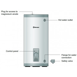 Thermex ER 300 V 6kW 300L elementai