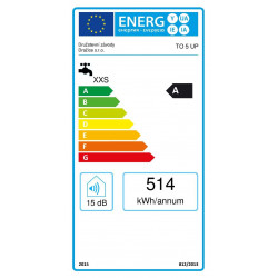 Dražice TO-5 UP virš kriauklės 2kW 5L energetinis ženklinimas