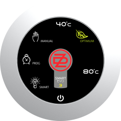 Dražice OKHE 100 Smart 2.2kW 100L valdymo panelė