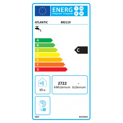 Atlantic STEATITE 300 VS 3kW 300L energetinis ženklinimas