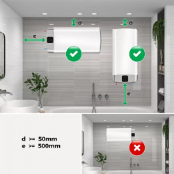 Ariston VELIS EVO 80 1.5+1kW 65L 4