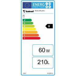 Galmet SG(S) Tower Acu 200 talpos karštam buitiniam vandeniui energijos efektyvumas