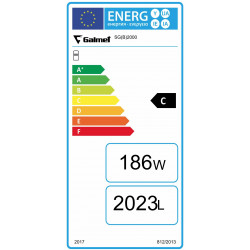 Galmet SG(B) 2000 akumuliacinės talpos energijos efektyvumas