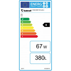 Galmet SG(K) Kumulo 380/120 kombinuotos akumuliacinės talpos energijos efektyvumas