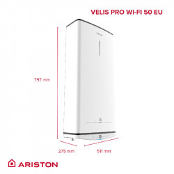 Ariston VELIS PRO Wi-Fi 50 matmenys