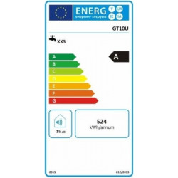 Gorenje GT 10 U po kriaukle 2kW 10L energetinis ženklinimas