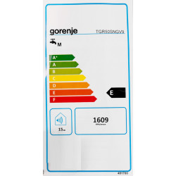 Gorenje TGR Super Slim 50 S 2.0kW 50L energetinis ženklinimas