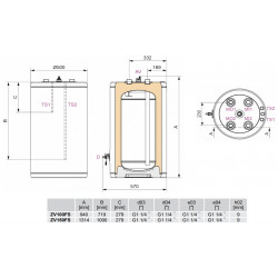 Gorenje ZV FS akumuliacinių talpų schema