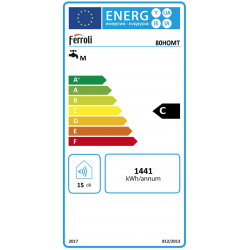Ferroli Calypso MT 80 HO kombinuoto vandens šildytuvo energijos klasė