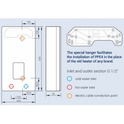 Kospel PPE4.L Lite 10/11/12/15kW matmenys
