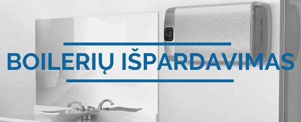 Vandens šildytuvų akcijos